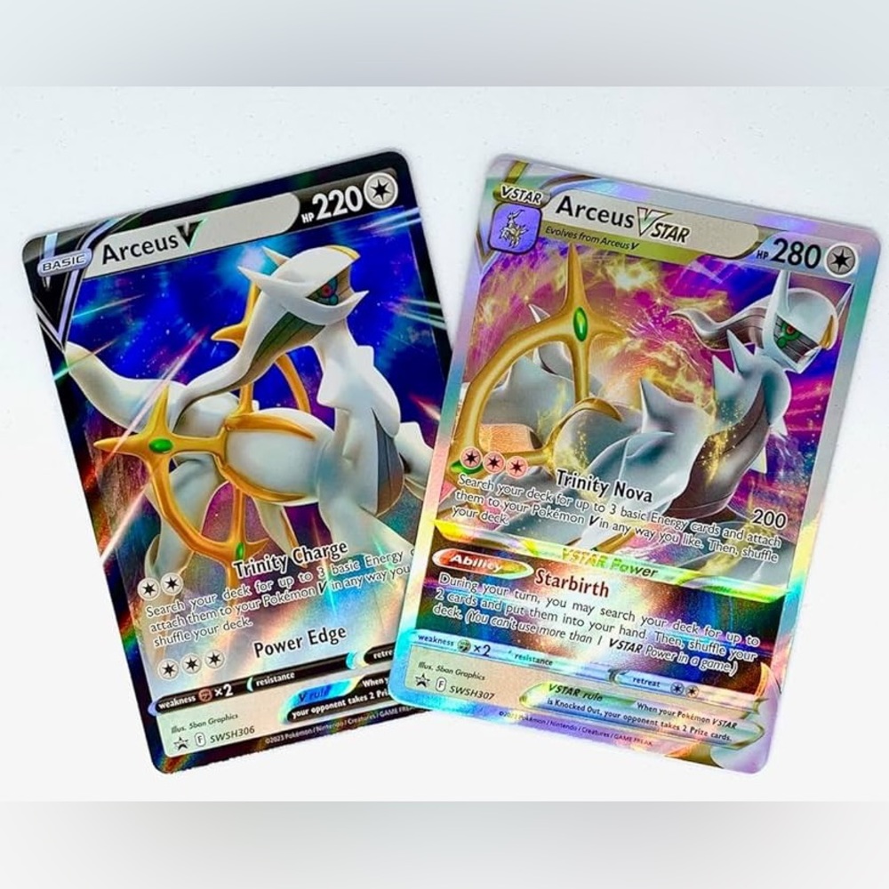 Arceus VSTAR + Arceus V SWSH306 SWSH307 Pokemon TCG